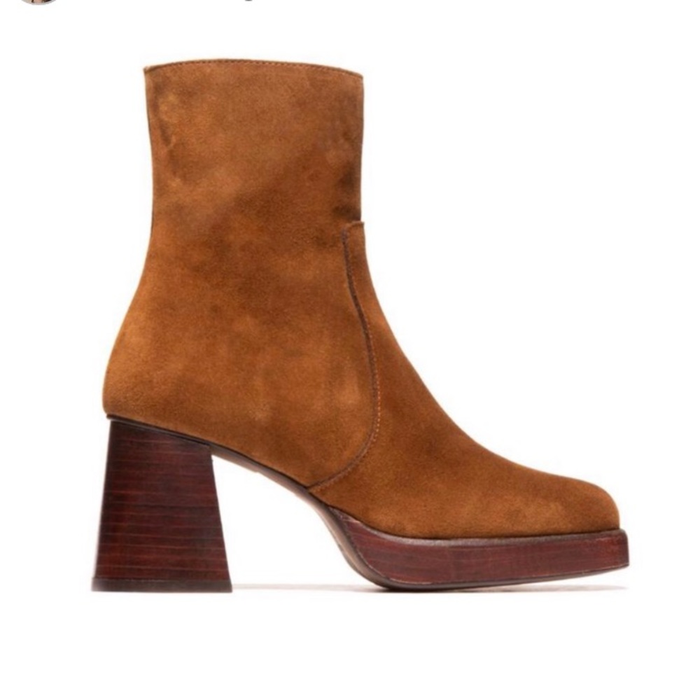 Brown Platform Boots